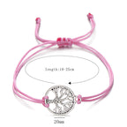 Hand-woven Red Rope Tree of Life Bracelet