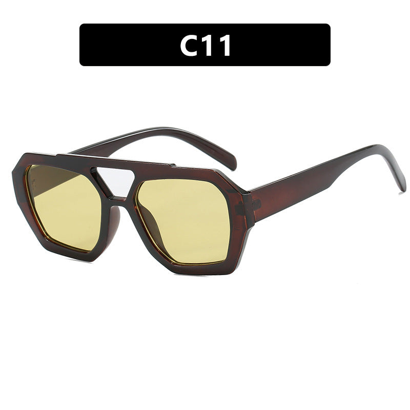 Oversized Big Frame Sunglasses Summer Beach Vacation Sunshade