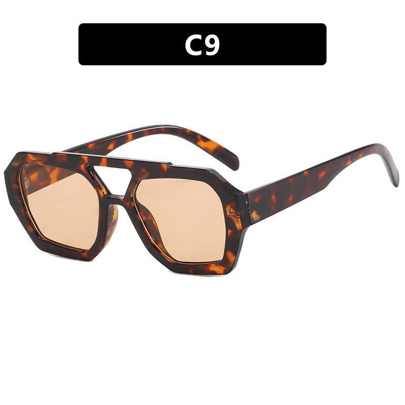 Oversized Big Frame Sunglasses Summer Beach Vacation Sunshade