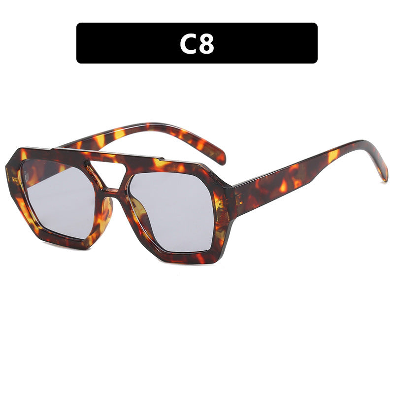 Oversized Big Frame Sunglasses Summer Beach Vacation Sunshade