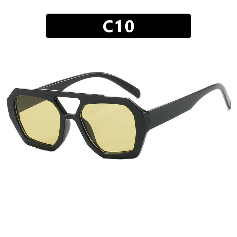 Oversized Big Frame Sunglasses Summer Beach Vacation Sunshade